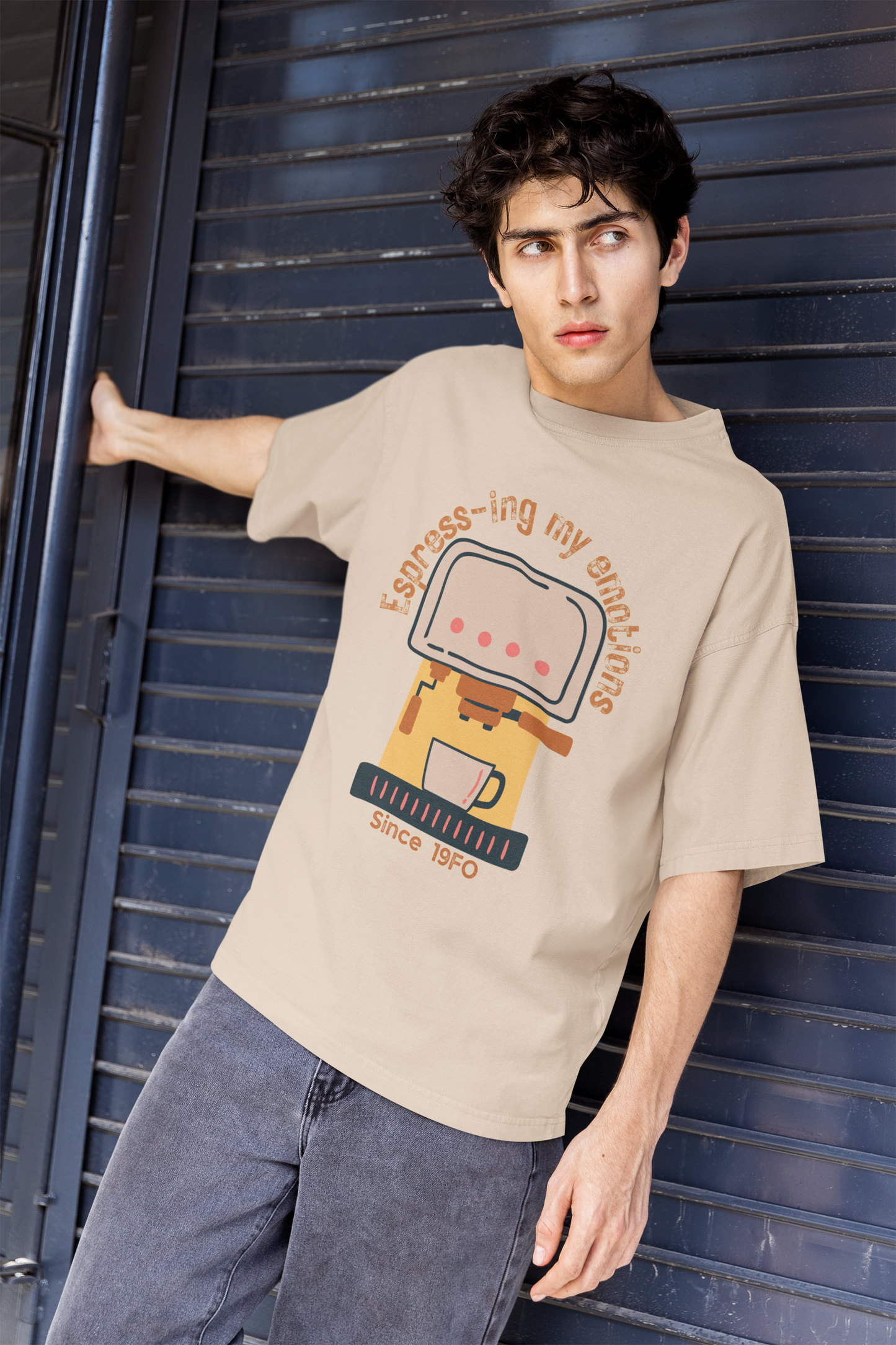 Espress-ing my Emotions Since 19FO: Oversized Luxe Tee (Unisex)