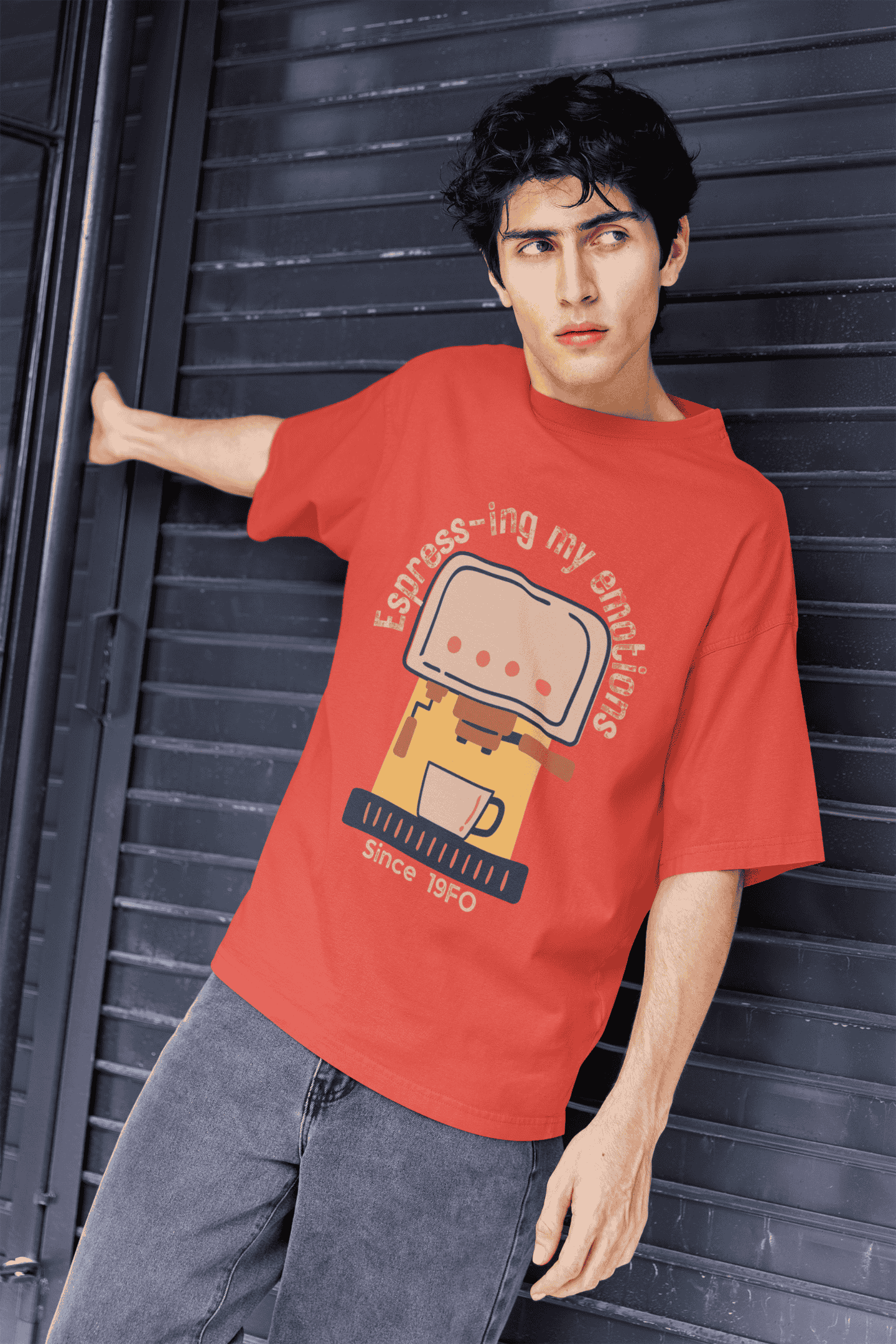 Espress-ing my Emotions Since 19FO: Oversized Luxe Tee (Unisex)