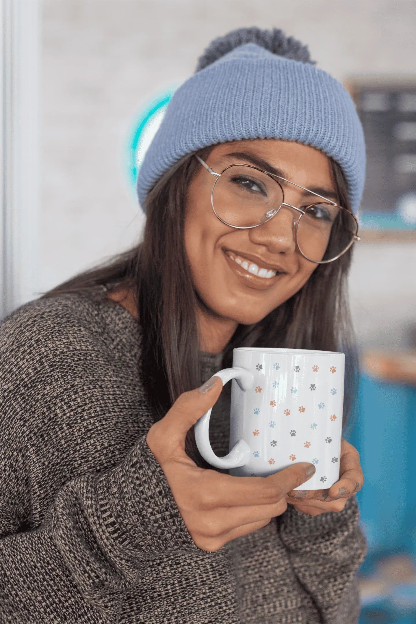 Little Paws : Ceramic Mug (300ml) - curledeyes