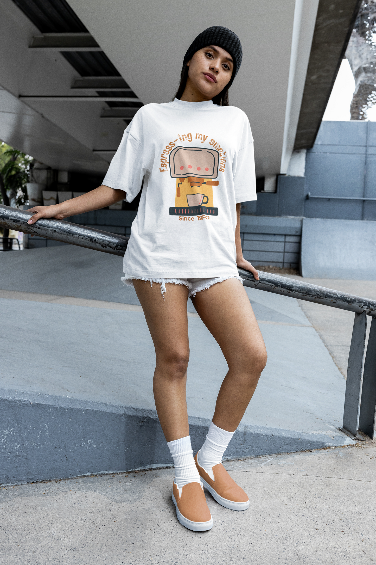 Espress-ing my Emotions Since 19FO: Oversized Luxe Tee (Unisex)