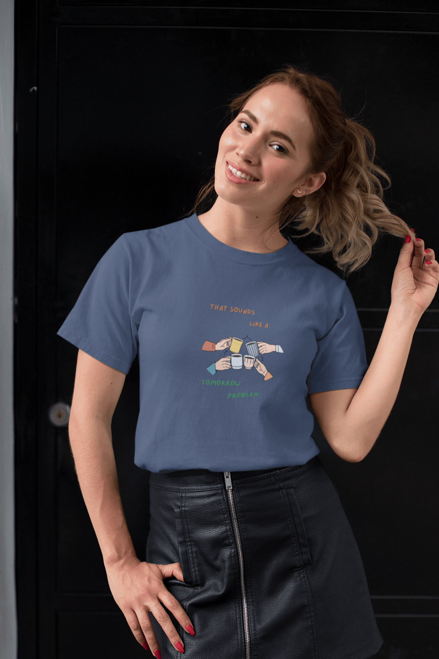 Sounds like a tomorrow problem: Straight fit cotton Tee (Unisex)