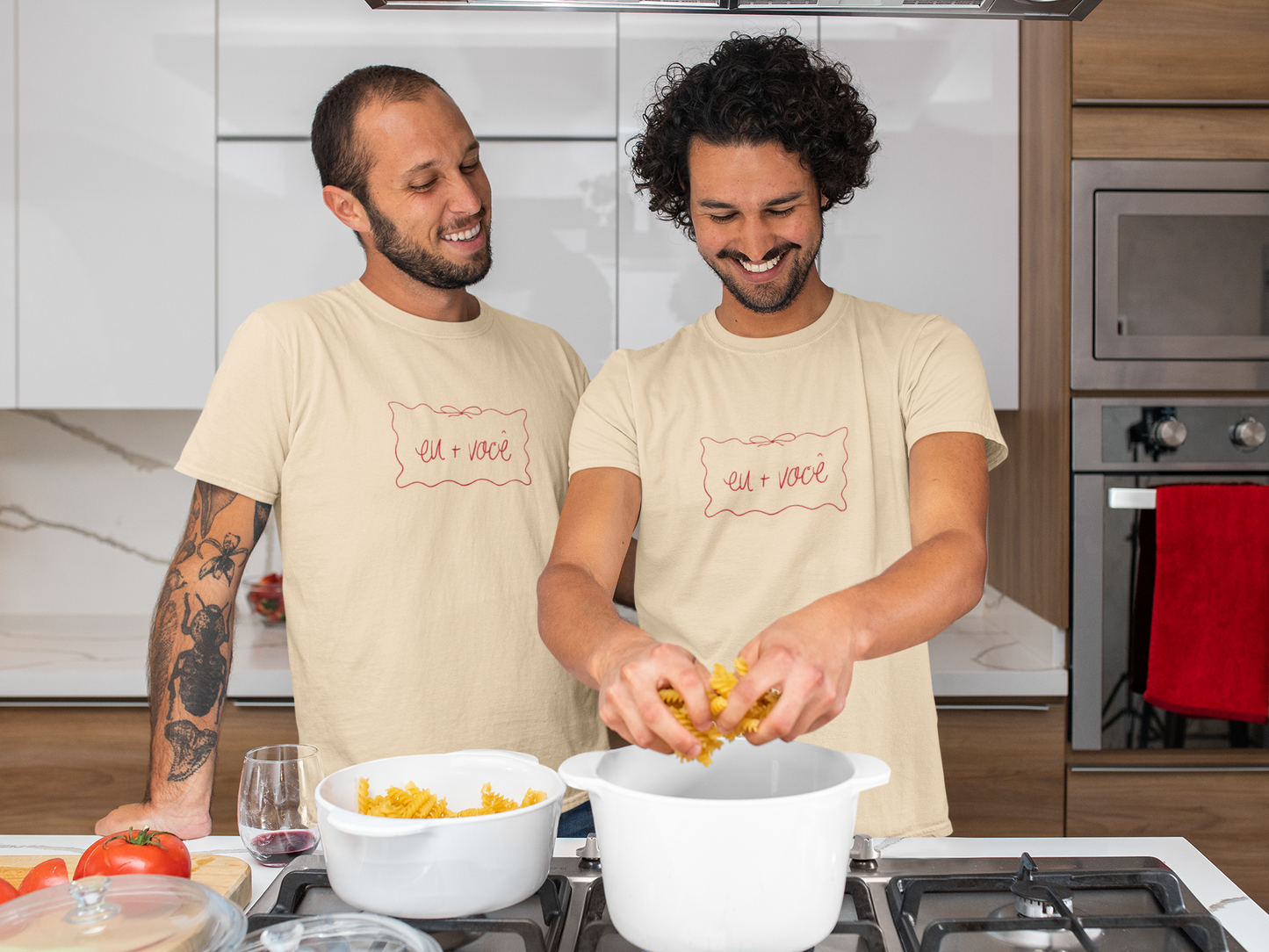 ‘Eu + Voce’ Me & You Set of 2 Tee (Cotton, Unisex)