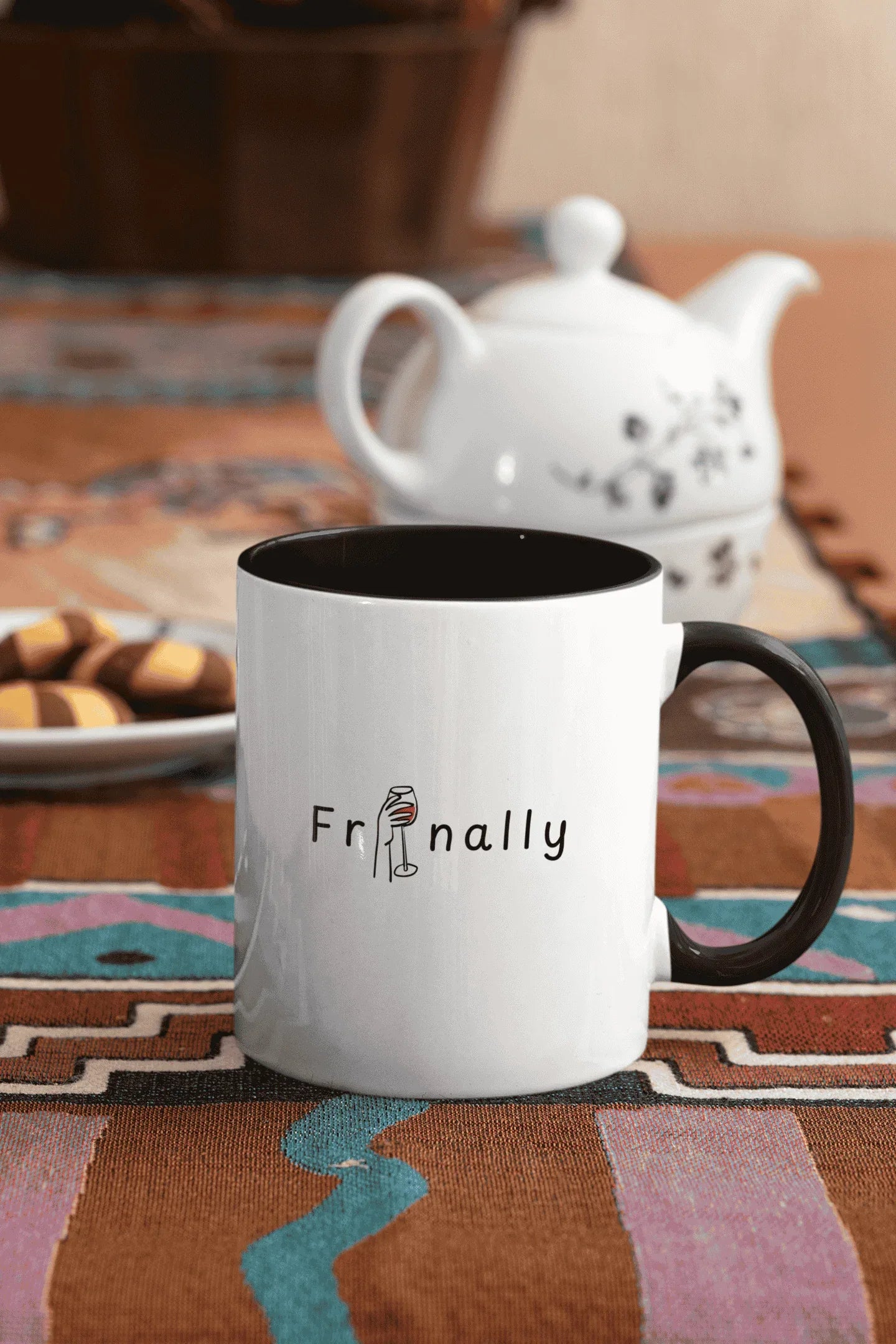 Fri-nally Ceramic Mug (300ml) - curledeyes