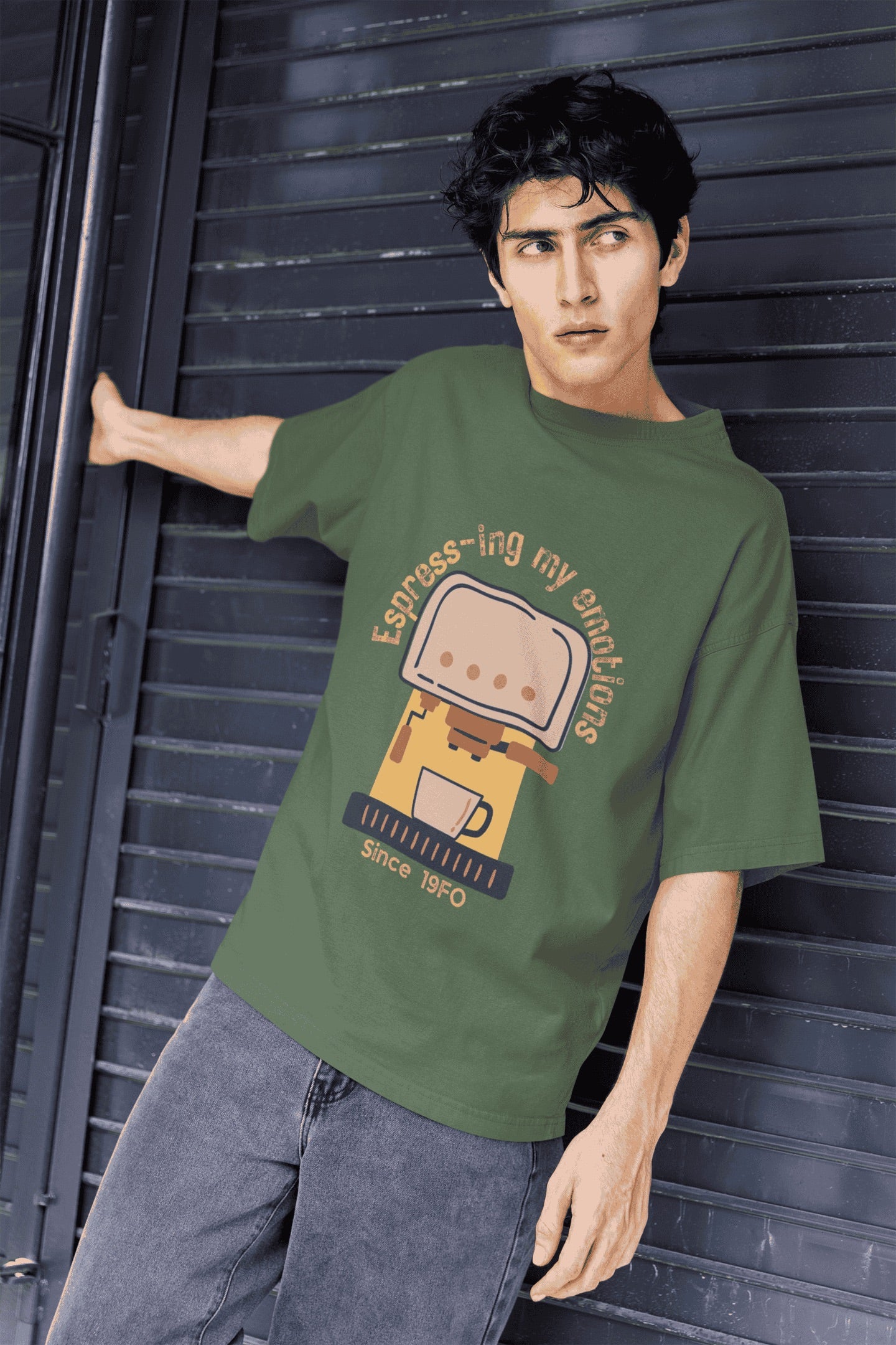 Espress-ing my Emotions Since 19FO: Oversized Luxe Tee (Unisex)