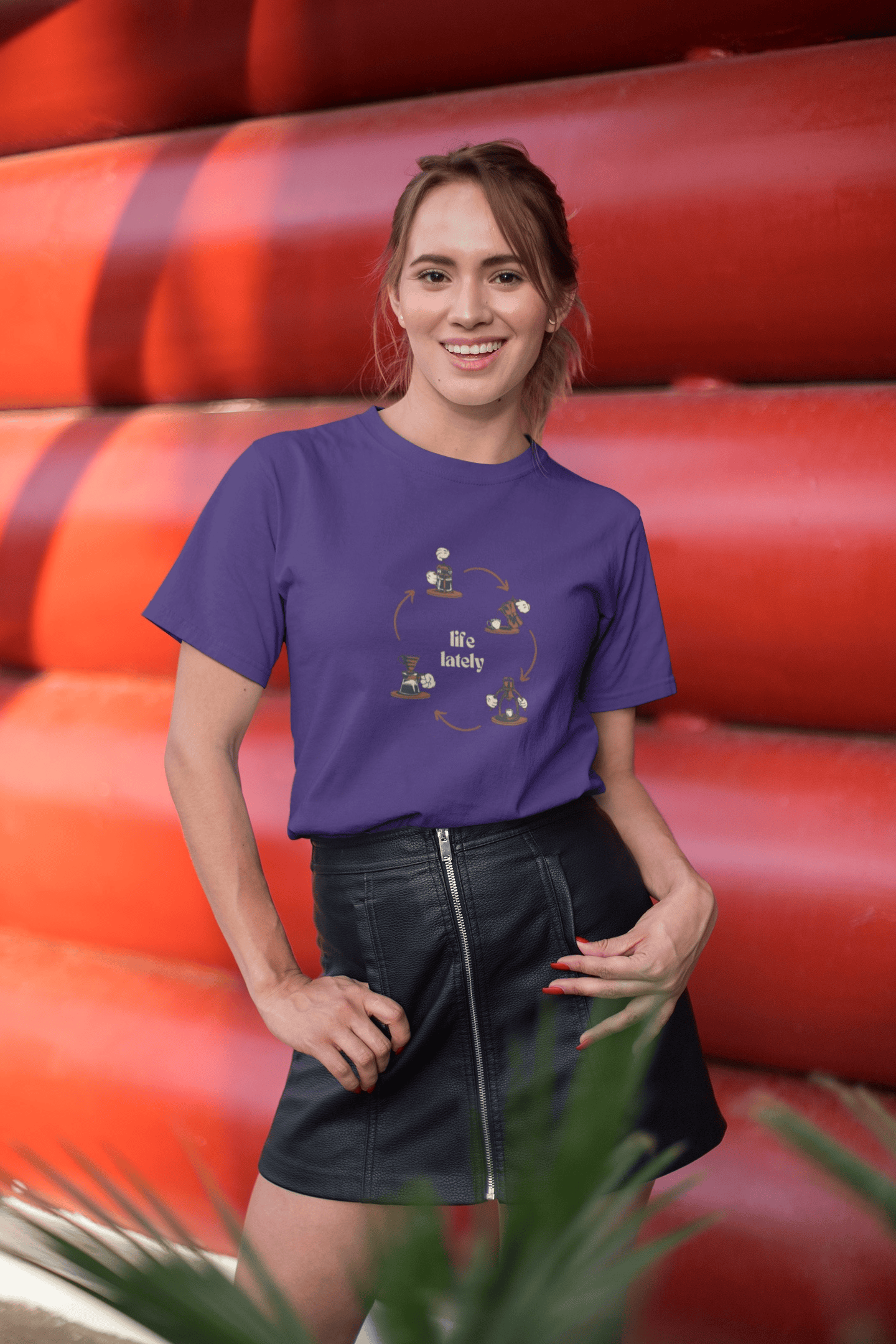 Life Lately: Coffee, Cotton Tee : Unisex, Straight fit