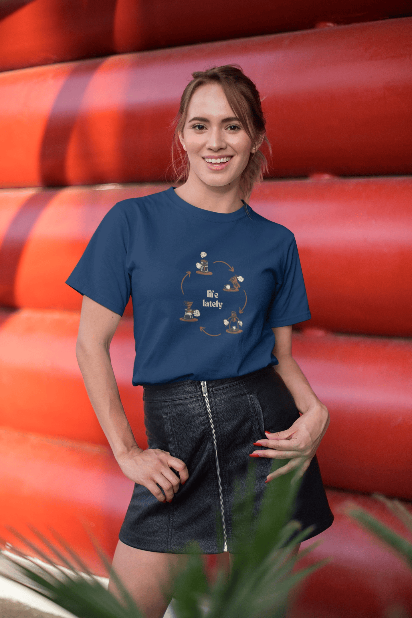 Life Lately: Coffee, Cotton Tee : Unisex, Straight fit