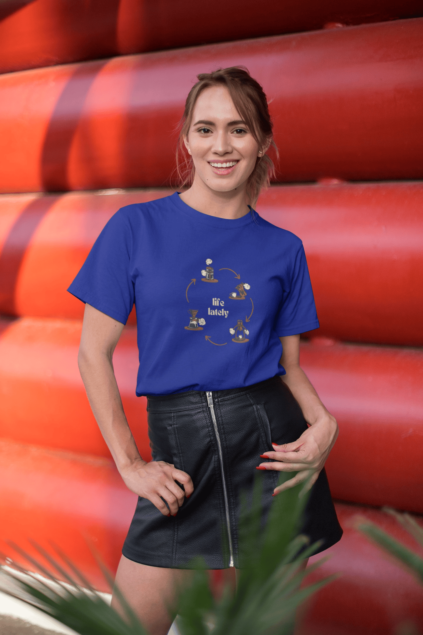 Life Lately: Coffee, Cotton Tee : Unisex, Straight fit