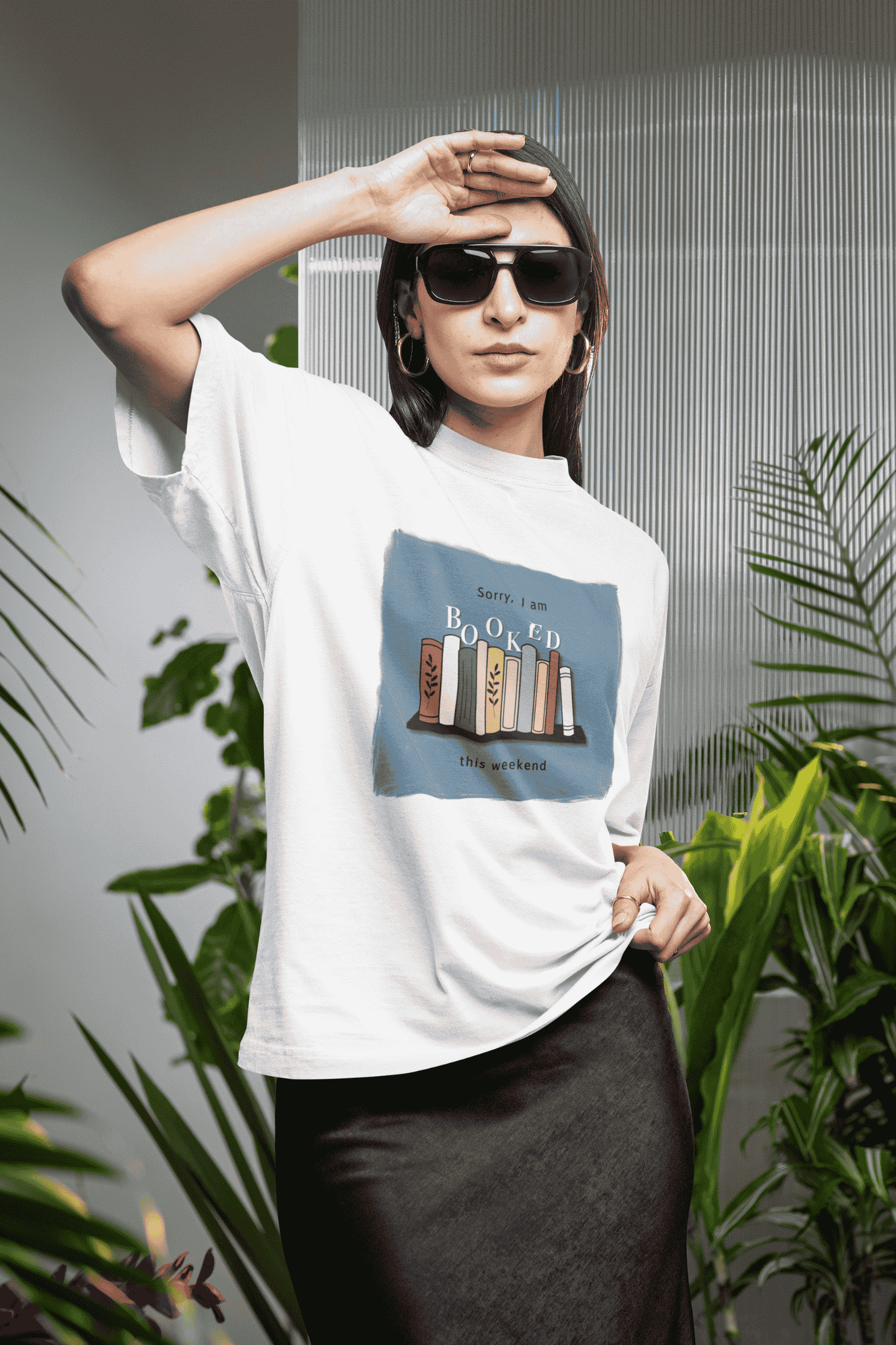 Booked for the Weekend : Oversized Luxe Tee (unisex)