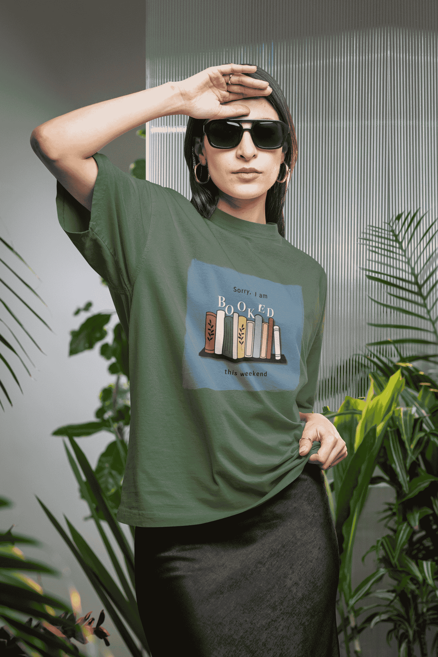 Booked for the Weekend : Oversized Luxe Tee (unisex)