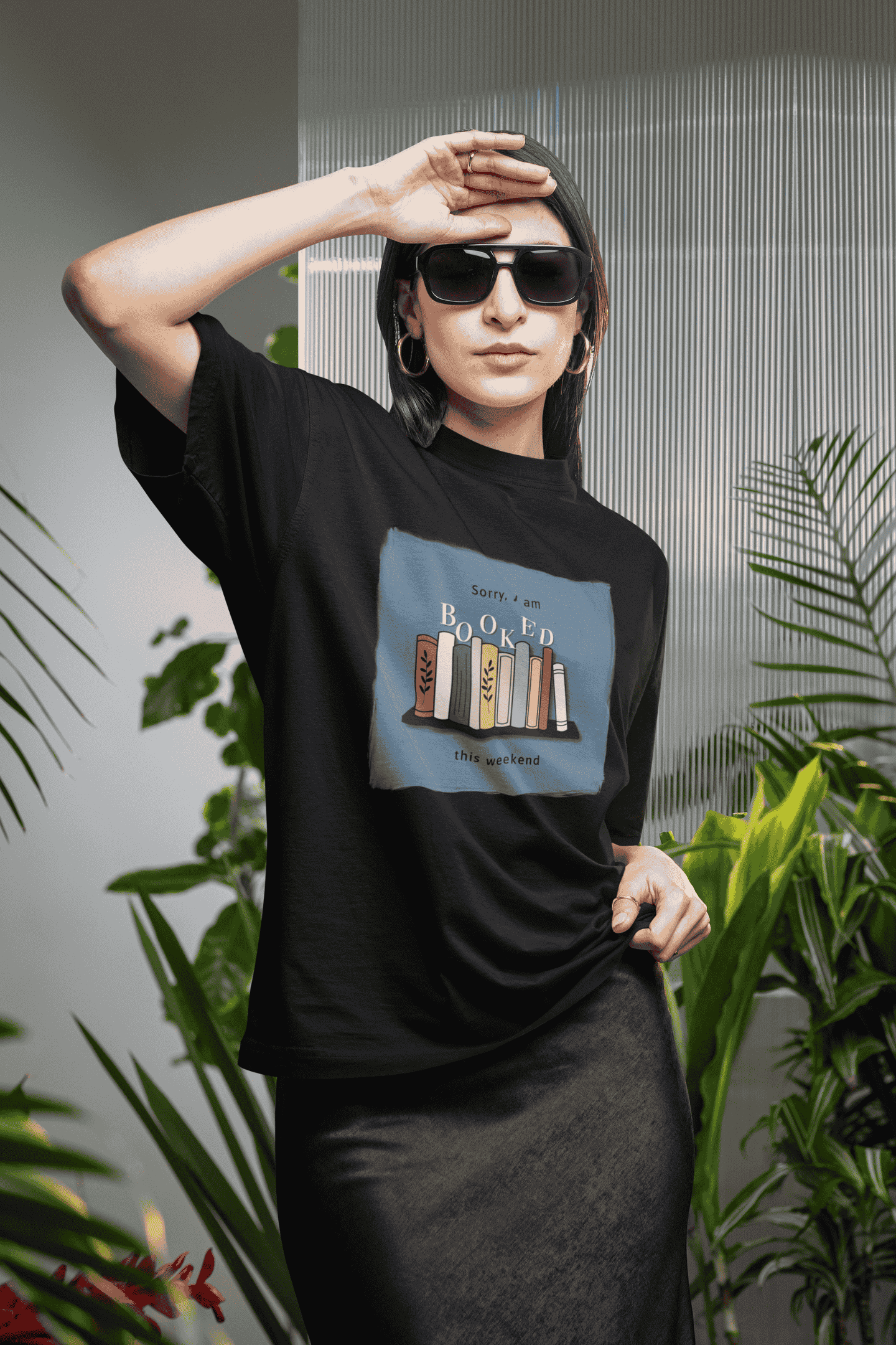 Booked for the Weekend : Oversized Luxe Tee (unisex)