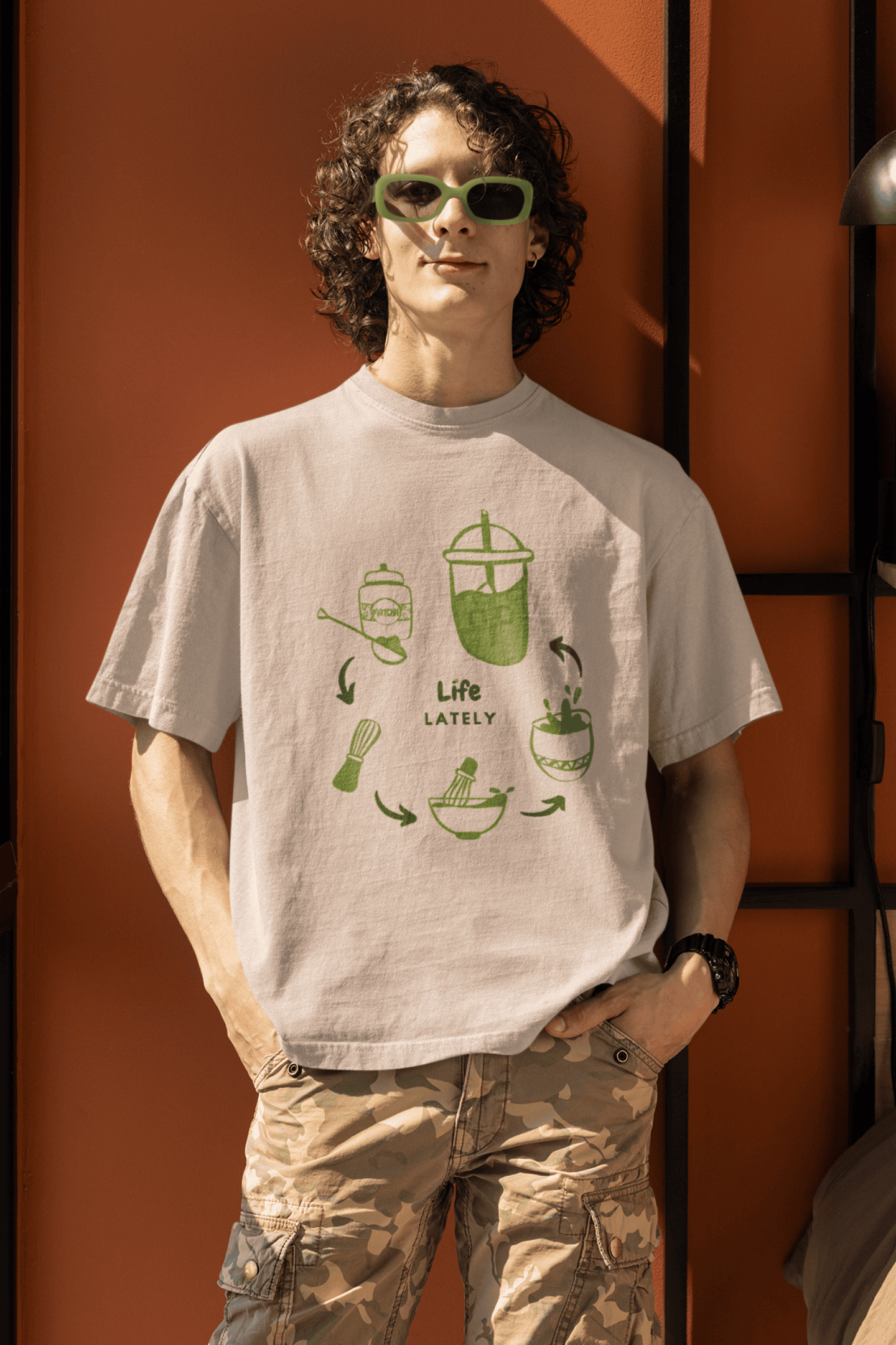 Life Lately - Matcha : Oversized Luxe Tee (Unisex)