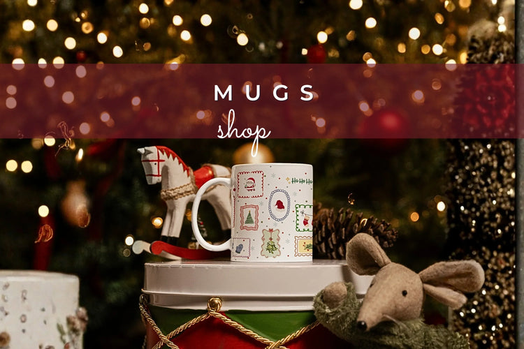Christmas Mugs - curledeyes