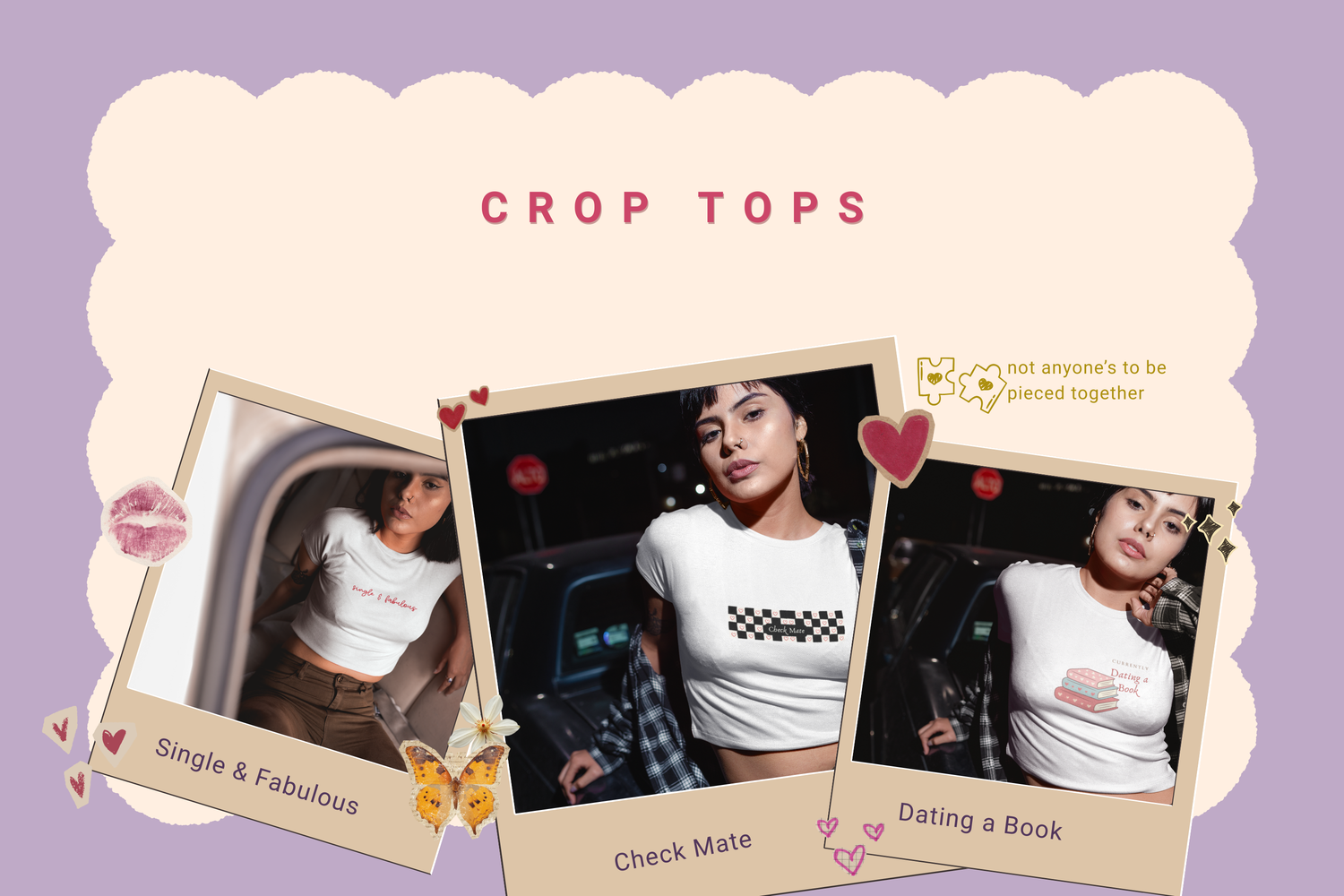 Single & Fab Crop Tops