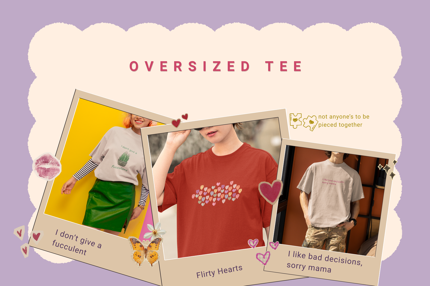 Single & Fab Oversized Tee