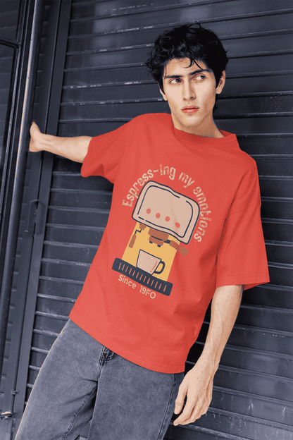 Espress-ing my Emotions Since 19FO: Oversized Luxe Tee (Unisex)