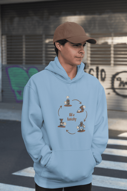 Life Lately- Coffee: Hoodie (Cotton, Unisex)
