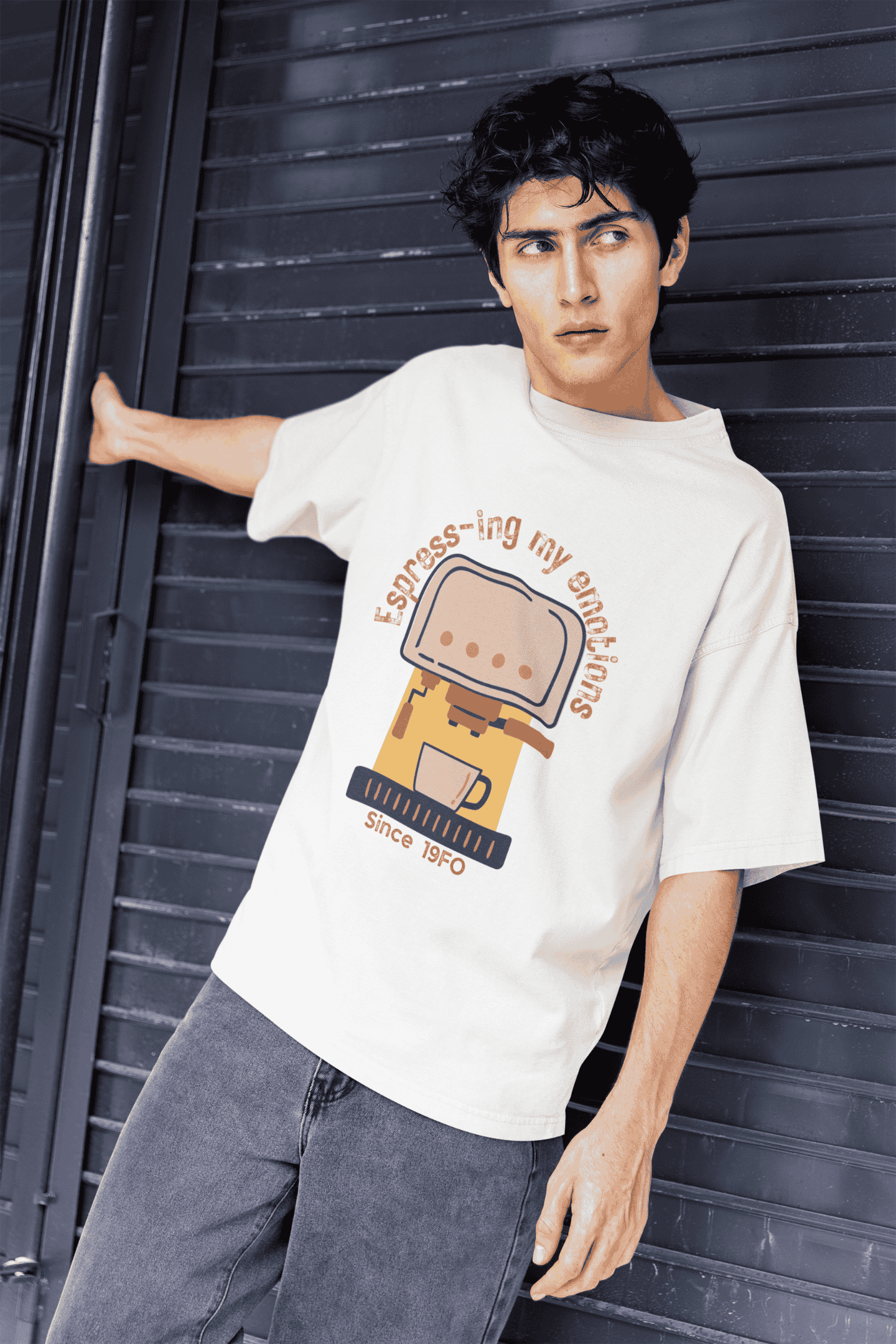 Espress-ing my Emotions Since 19FO: Oversized Luxe Tee (Unisex)