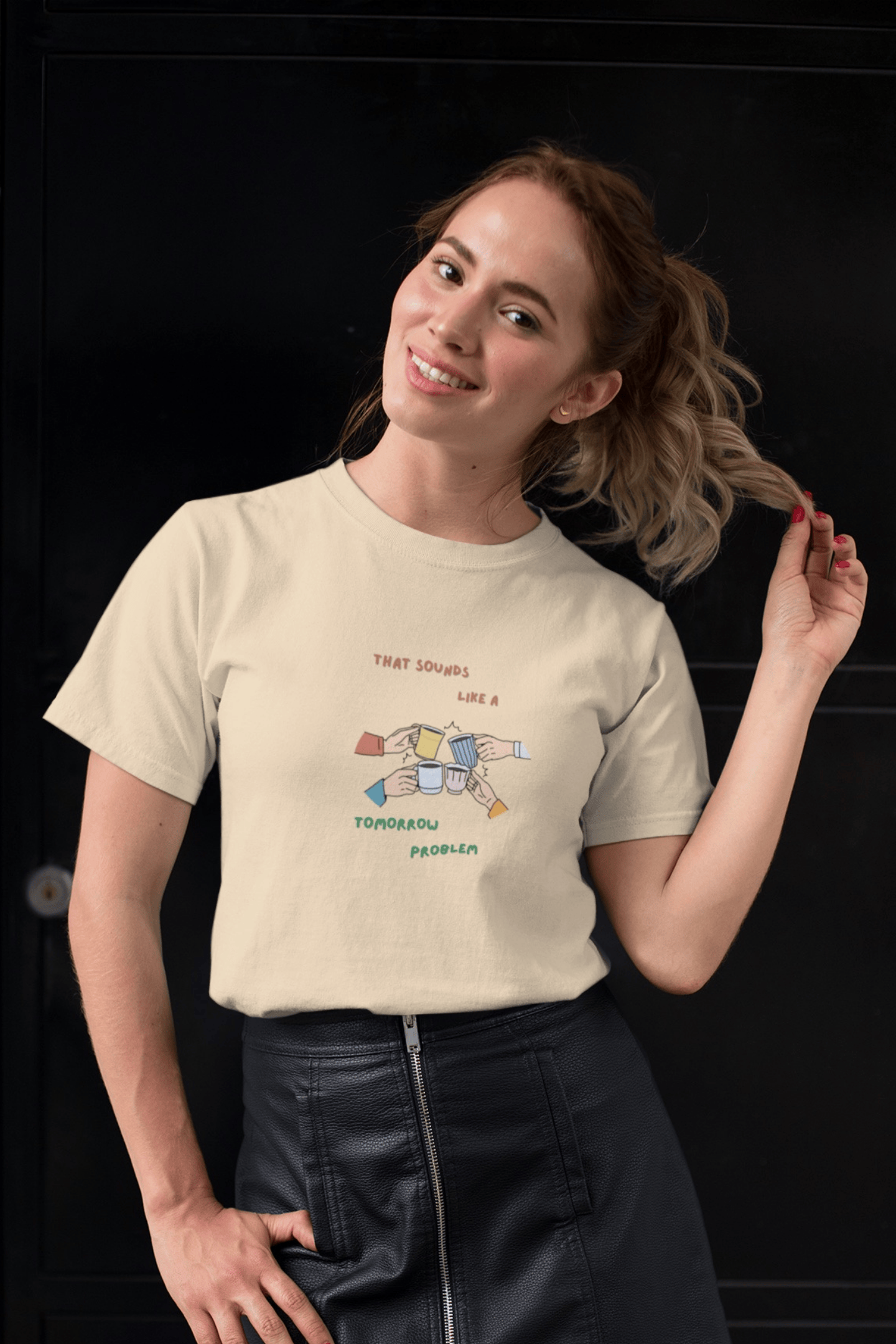 Sounds like a tomorrow problem: Straight fit cotton Tee (Unisex)