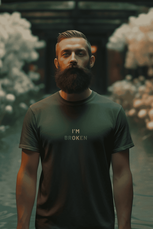 I’m Broken : Round Neck Tee