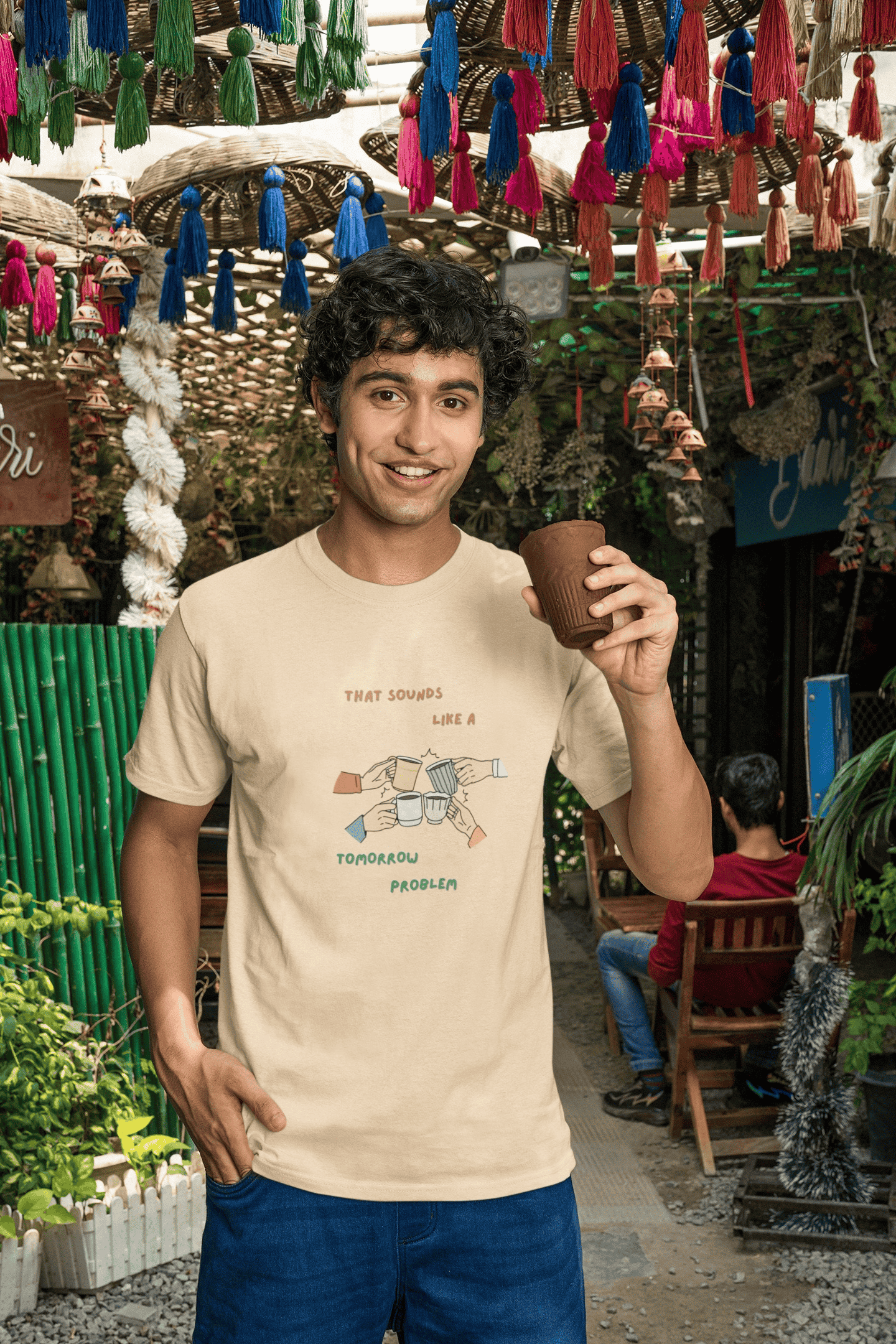 Sounds like a tomorrow problem: Straight fit cotton Tee (Unisex)