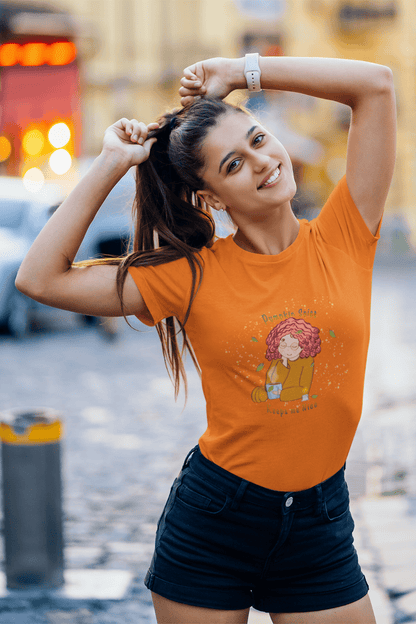 Pumpkin spice: woman fit, cotton tee