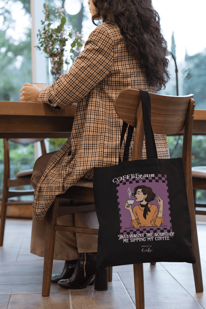 COFFEEgasm Tote Bag (Cotton Canvas)