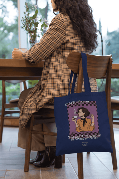 COFFEEgasm Tote Bag (Cotton Canvas)
