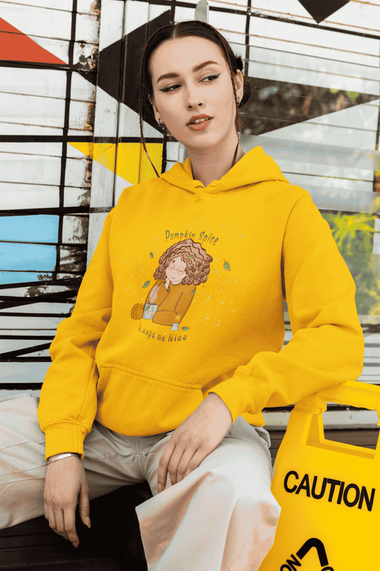 Pumpkin Spice Keeps Me Nice: Hoodie (cotton, unisex)