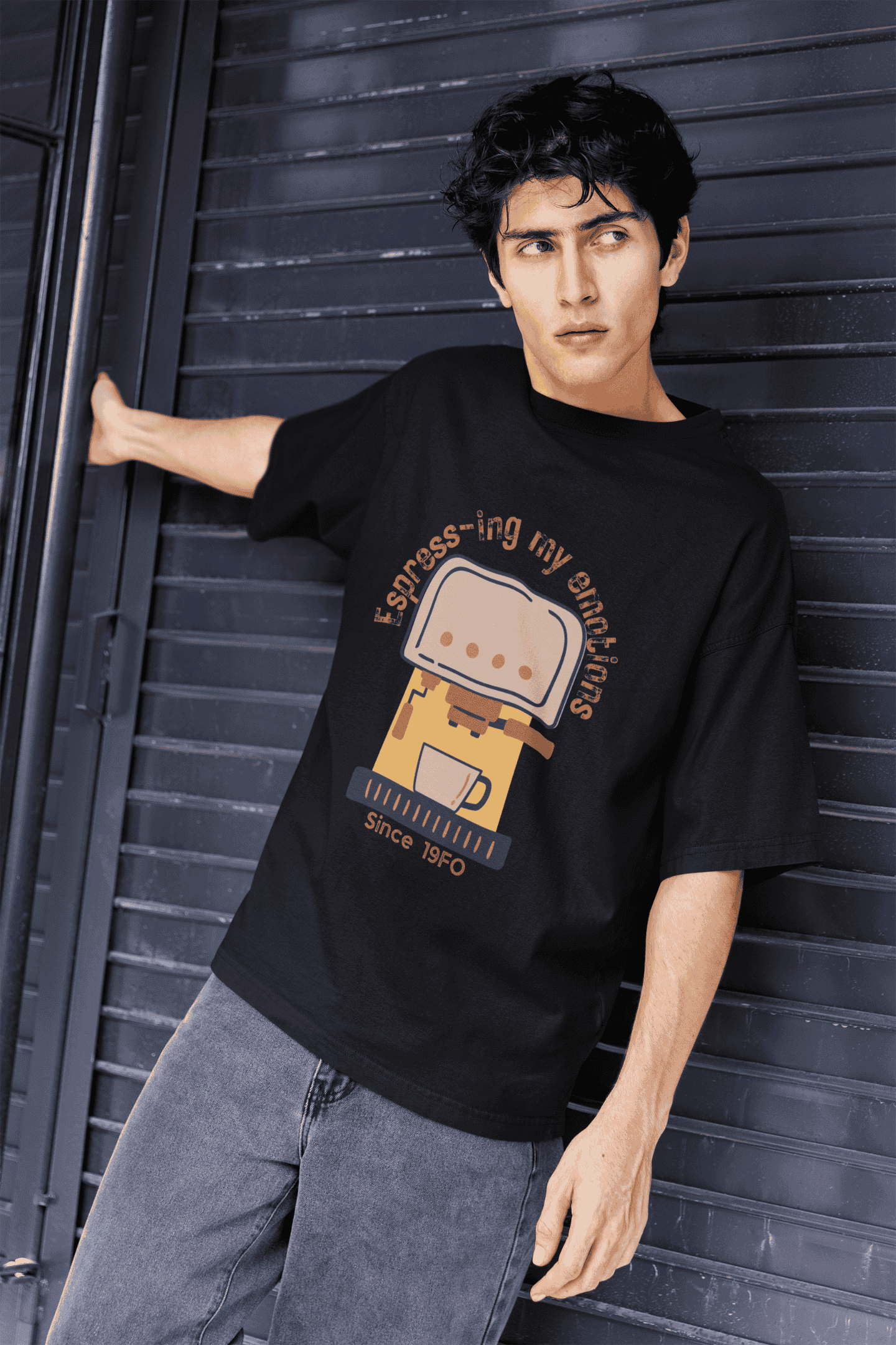 Espress-ing my Emotions Since 19FO: Oversized Luxe Tee (Unisex)