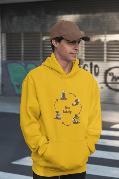 Life Lately- Coffee: Hoodie (Cotton, Unisex)