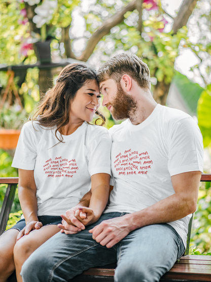 Amor Amor -my Love Set of 2 Tee (Cotton, Unisex)