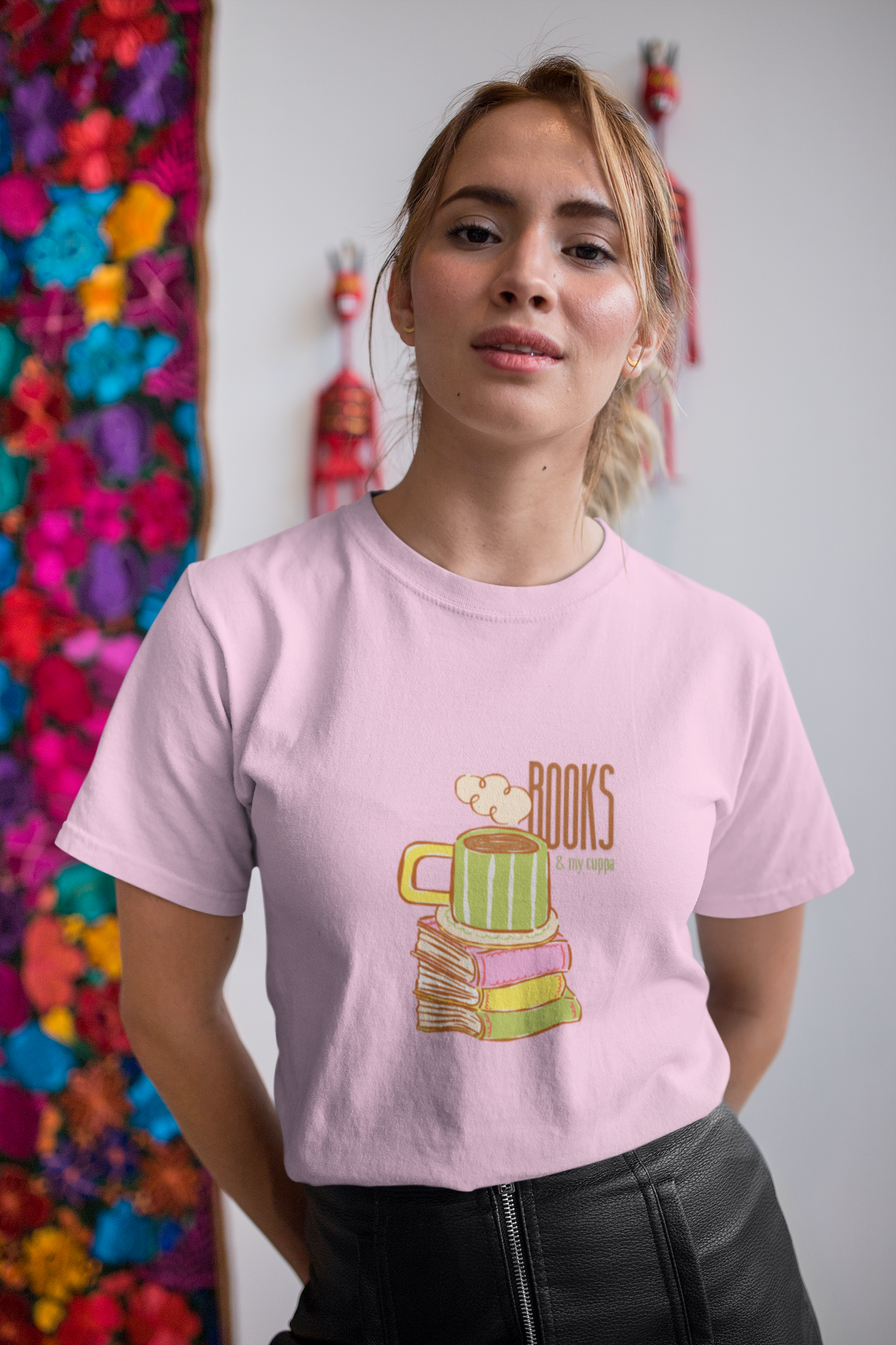 Books & My Cuppa Tee (Unisex, Cotton)