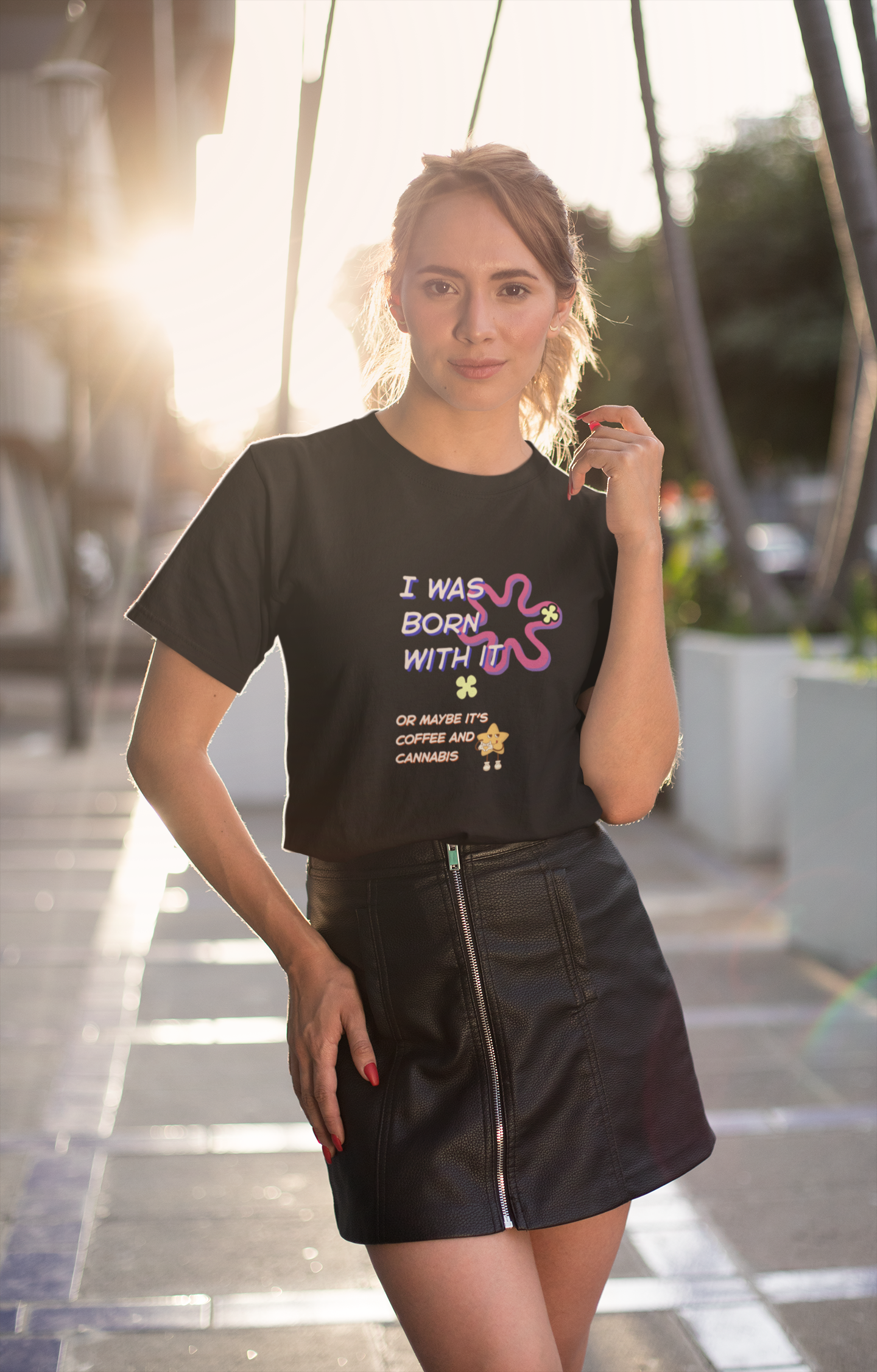 Born With It Cotton Tee (Cotton, Unisex)