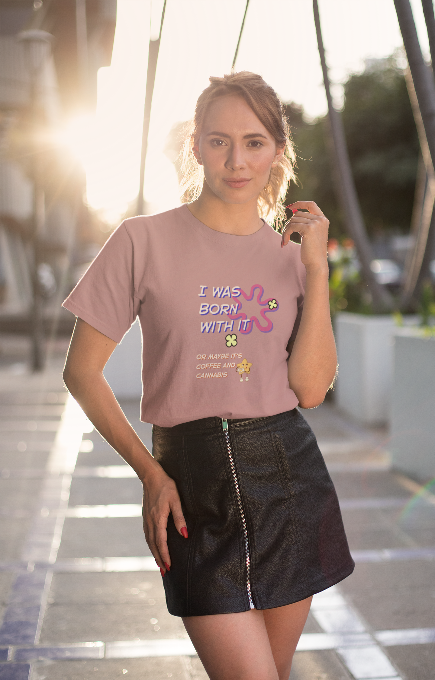 Born With It Cotton Tee (Cotton, Unisex)