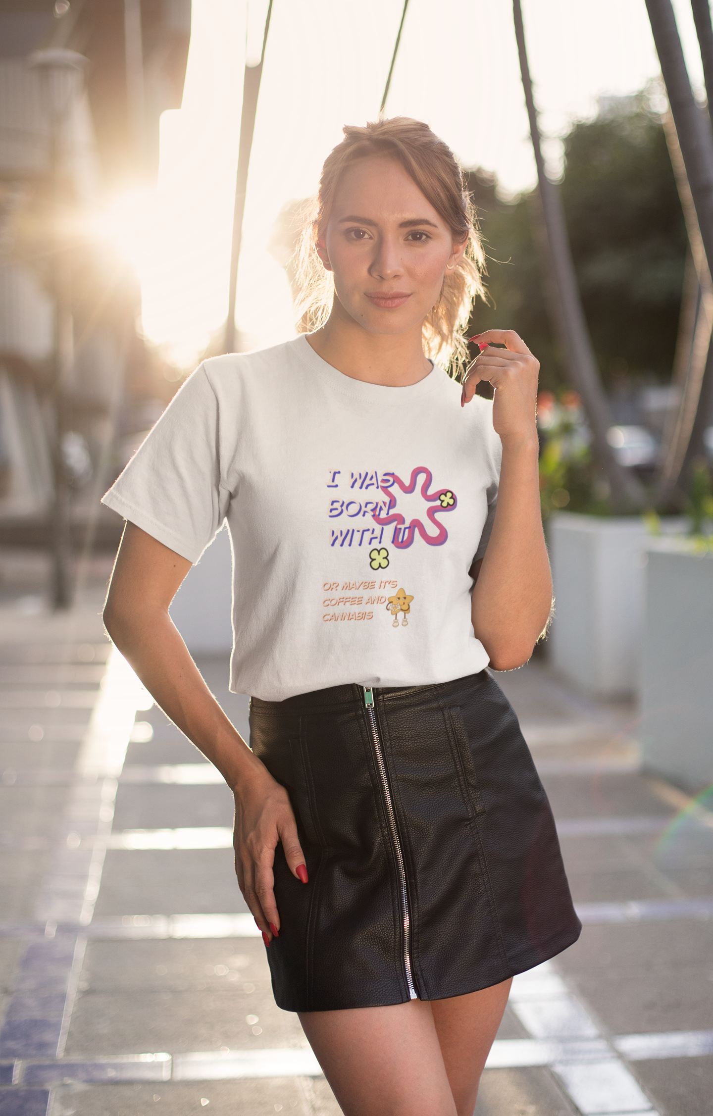Born With It Cotton Tee (Cotton, Unisex)