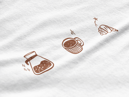 Brewing Breakfast Tee (Unisex, Cotton)
