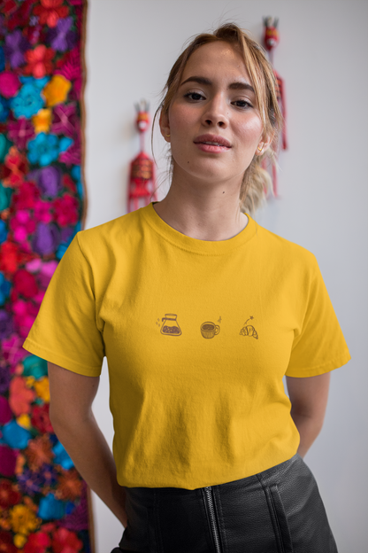 Brewing Breakfast Tee (Unisex, Cotton)