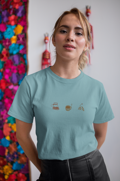 Brewing Breakfast Tee (Unisex, Cotton)