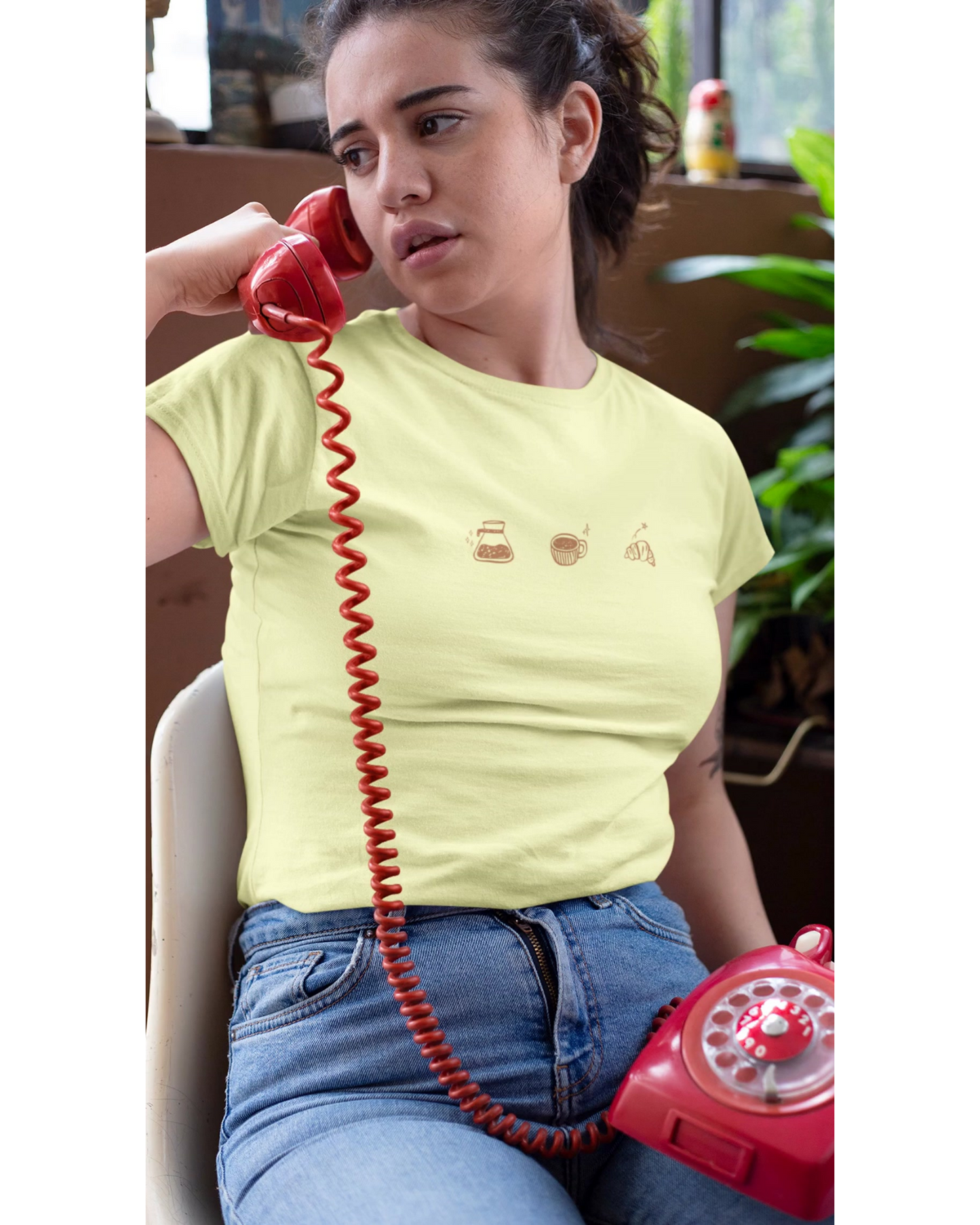 Brewing Breakfast Tee (Woman fit, Cotton)