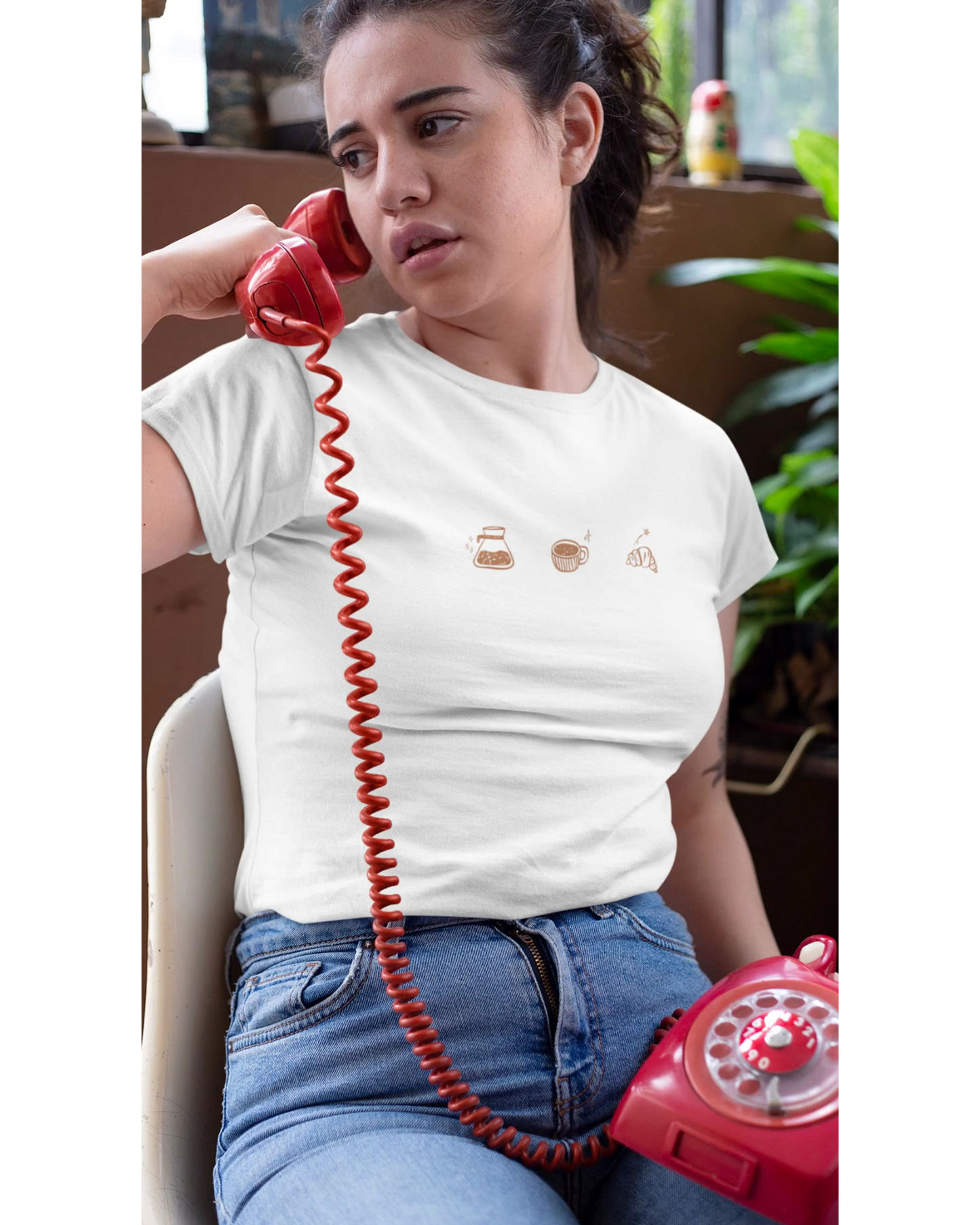 Brewing Breakfast Tee (Woman fit, Cotton)