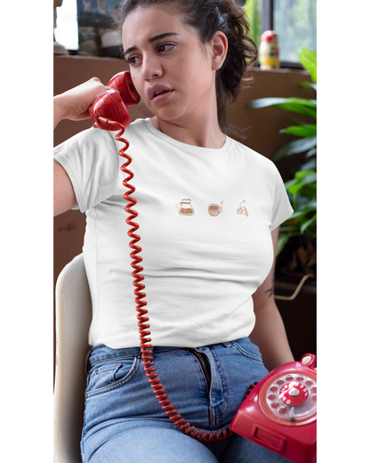 Brewing Breakfast Tee (Woman fit, Cotton)