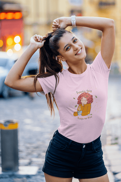 Pumpkin spice: woman fit, cotton tee