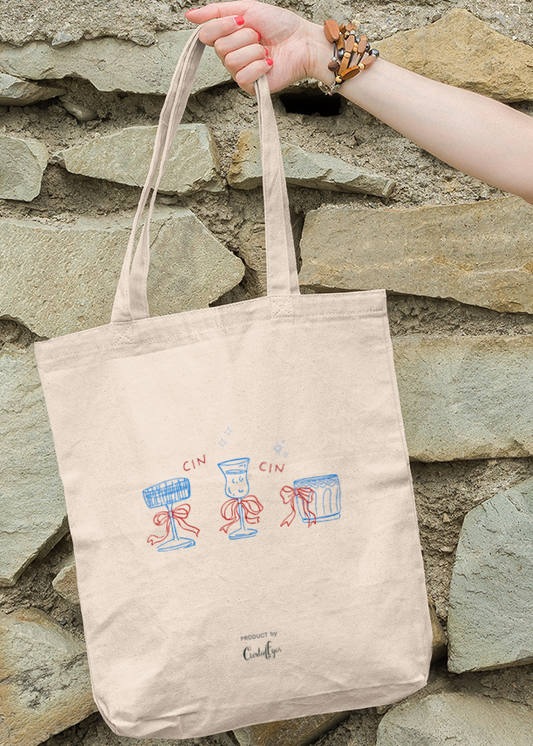 CIN CIN Tote Bag (Cotton Canvas)