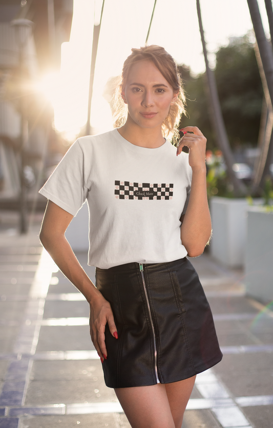 Check mate Cotton Tee (Cotton, Unisex)