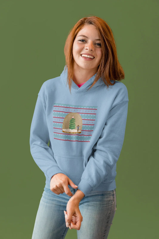 Christmas State of Mind Hoodie (Unisex, Cotton) - curledeyes