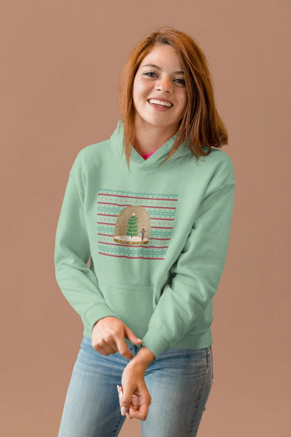 Christmas State of Mind Hoodie (Unisex, Cotton) - curledeyes