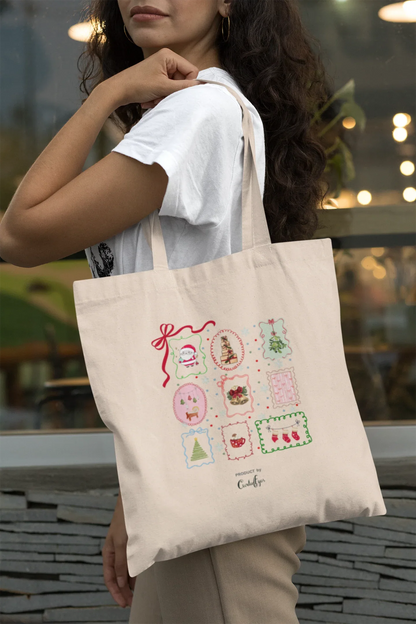 Christmasy Christmas Tote Bag - curledeyes