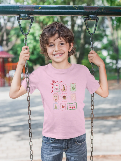 Christmasy Kids Christmas Tee (Unisex, Cotton) - curledeyes