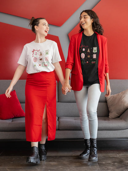 Christmasy Oversized luxe Christmas Tee_ (Unisex, Cotton) - curledeyes