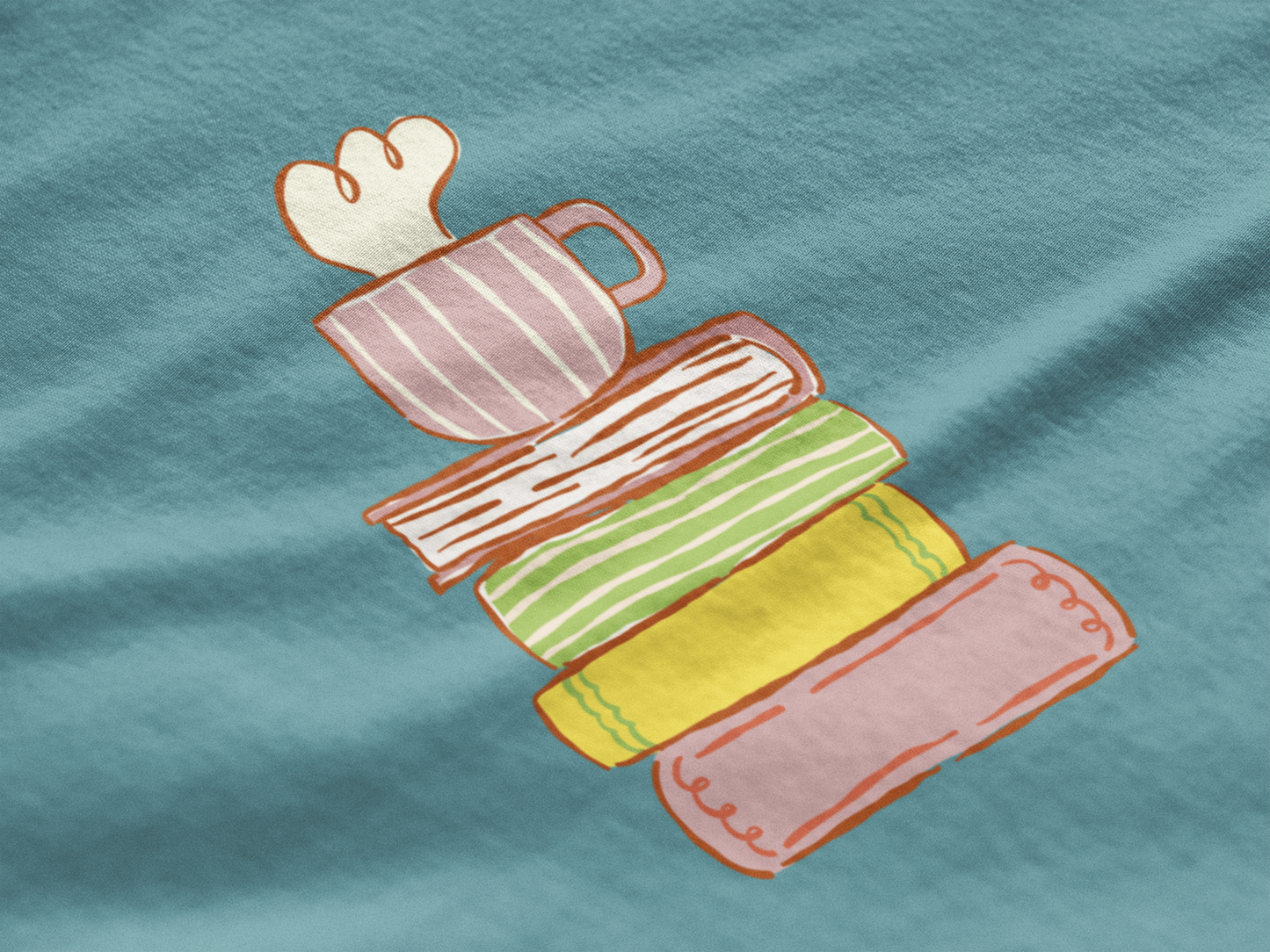 Coffee & Books Tee (Unisex, Cotton)